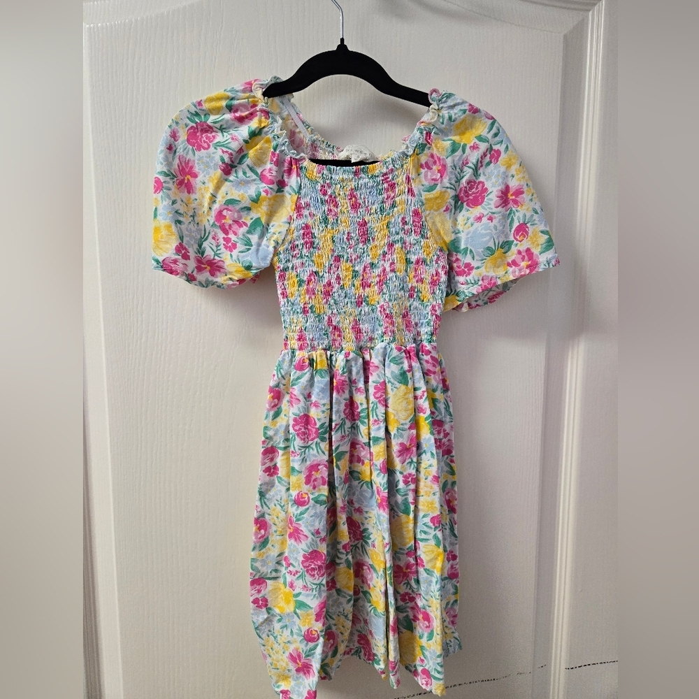 Btween Colorful Floral Kids Dress size 6